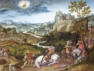 The Conversion of St Paul by Jan Mostaert