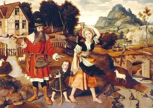 Abraham and Hagar - view 1