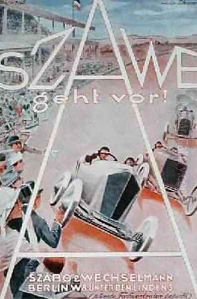 Advertisement for Szawe automobiles from Jar Ptiza magazine, 1921 - view 1
