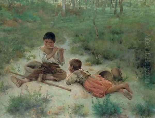 Javenes masicos (The young musicians) - view 1