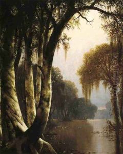 Bayou Landscape by Joseph Rusling Meeker