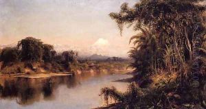 South American Landscape by Louis Remy Mignot