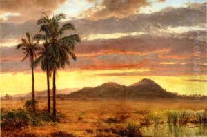 Tropical Landscape by Louis Remy Mignot