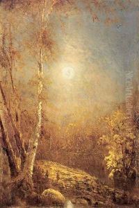 Morning Sun in Autumn by Louis Remy Mignot