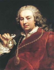 Self-portrait 1740s by Martin van, II Meytens