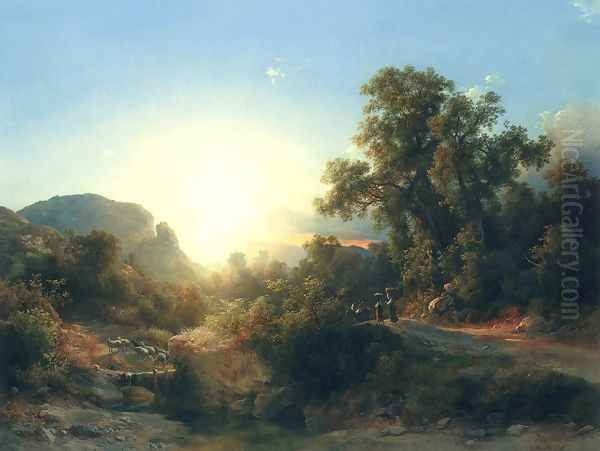 In the Vicinity of Pisa 1878 - view 1