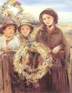 May Day Garlands 1860 by Thomas Falcon Marshall