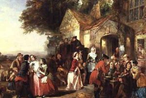 The Arrival of the Coach by Thomas Falcon Marshall