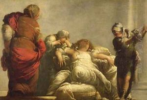 The Death of Cleopatra by Sebastiano Mazzoni