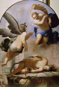 The Three Fates 1670 by Sebastiano Mazzoni
