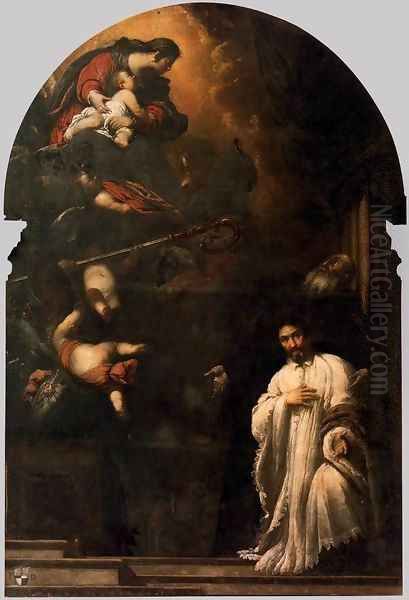St Benedict Presents Pasqualino Daneli to the Virgin - view 1
