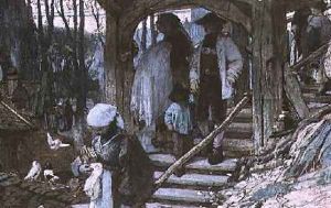 The Christening Gate in Lausanne 1861 by Matthijs Maris