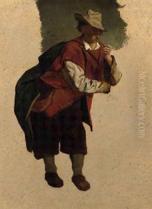 A man in historical costume - a study by Matthijs Maris