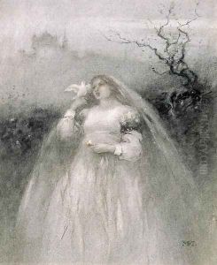The young bride by Matthijs Maris