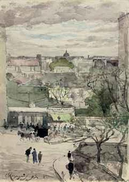 Vue De Paris Depuis La Rue
Gracieuse Regardant Vers La Rue Monge Etl'hopital De La Salpetriere - view 1
