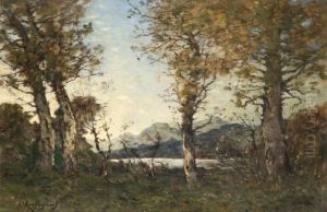 Menton : Sous-bois Sur La Cote by Henri-Joseph Harpignies