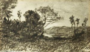 Vue Sur Le Lac by Henri-Joseph Harpignies
