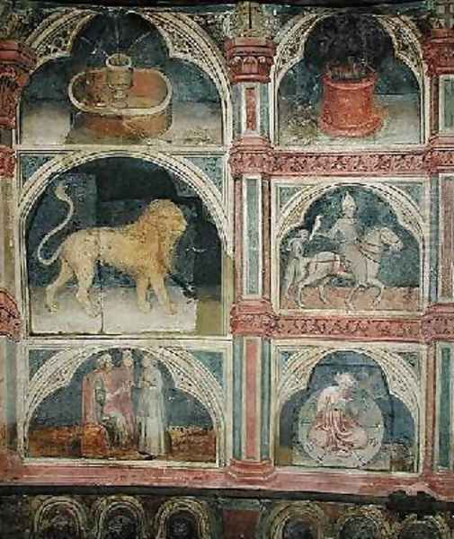 The Month of July from a series of murals depicting the Astrological Cycle 2 - view 1