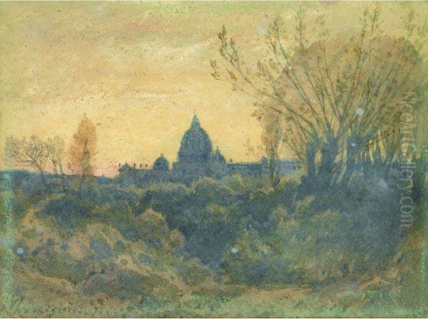 Vue De Saint Pierre De Rome - view 1
