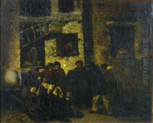 "tipos Populares" by Henri-Joseph Harpignies