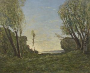 Bord De Loire by Henri-Joseph Harpignies