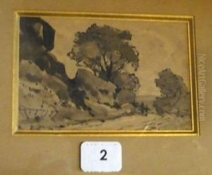 Paysage Au Chemin by Henri-Joseph Harpignies