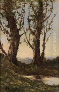 Paysage Aux Arbres by Henri-Joseph Harpignies