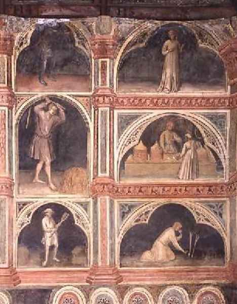 The Month of July from a series of murals depicting the Astrological Cycle - view 1