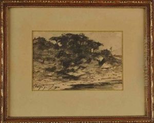 Bord De Riviere by Henri-Joseph Harpignies