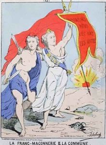 Allegory of Freemasonry and the Paris Commune 1871 Allegory of Freemasonry and the Paris Commune 1871
