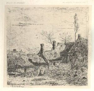 Ferme Flamande by Henri-Joseph Harpignies