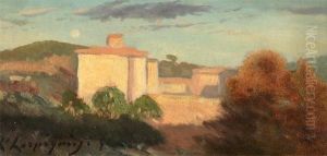 Aux Environs De Rome by Henri-Joseph Harpignies