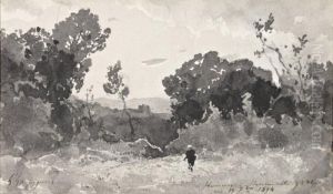 Chasseur Dans La Clairiere Chasseur Dans La Clairiere