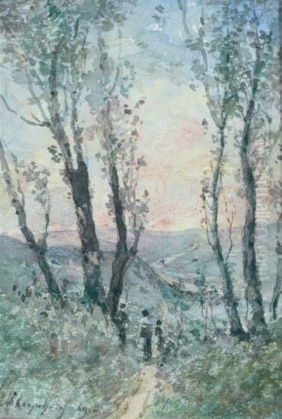 Promeneurs En Foret - view 1