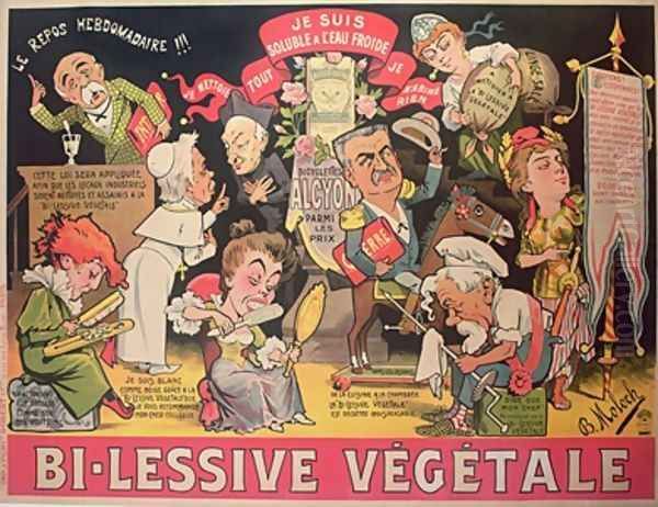 Poster advertising Bi-Lessive vegetale - view 1