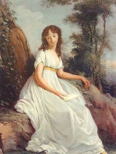 Girl with Letter 1797 by Teodoro Mattieni