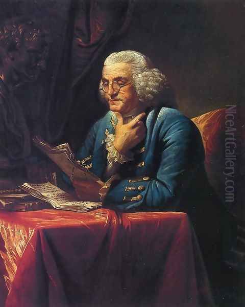 Portrait of Benjamin Frankliin - view 1