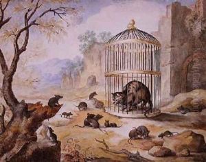 A Cat in a Cage