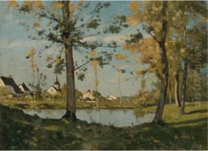 Autumn At Saint-prive by Henri-Joseph Harpignies