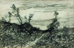 Paysage Fusain Et Lavis Gris 13,5 X 21 Cm Signe En Bas A Gauche Rousseurs Paysage Fusain Et Lavis Gris 13,5 X 21 Cm Signe En Bas A Gauche Rousseurs