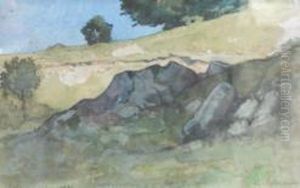 La Bourboule by Henri-Joseph Harpignies