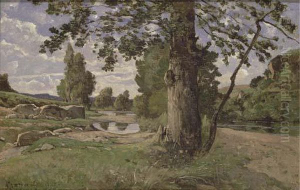 Le Grand Arbre Au Bord De La Riviere - view 1