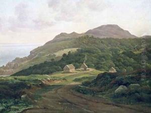 On the Swedish Coast 1828 by Carl Morgenstern
