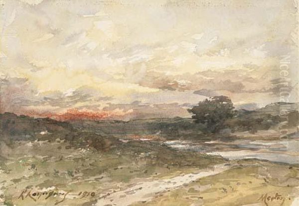 Deux Paysages Et Une Photographie De L'artiste - view 1