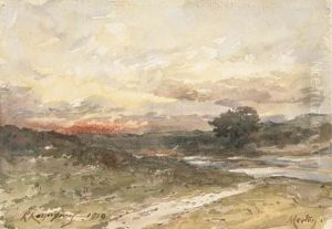 Deux Paysages Et Une Photographie De L'artiste