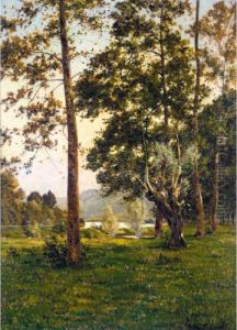 Les Bouleaux by Henri-Joseph Harpignies