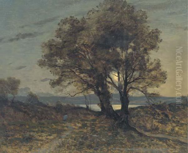 Paysage Au Clair De Lune - view 1