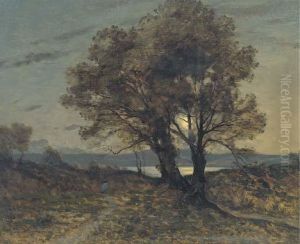 Paysage Au Clair De Lune by Henri-Joseph Harpignies