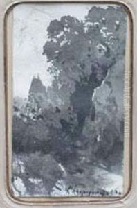 Vue Du Parc by Henri-Joseph Harpignies