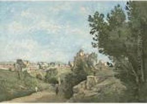 Vue De La Villa D'este by Henri-Joseph Harpignies